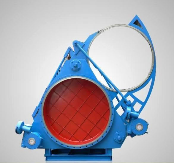 F643X-1.0C氣動式煤氣扇形（xíng）盲板閥DN600氣（qì）動扇形眼鏡閥盲板閥（fá）